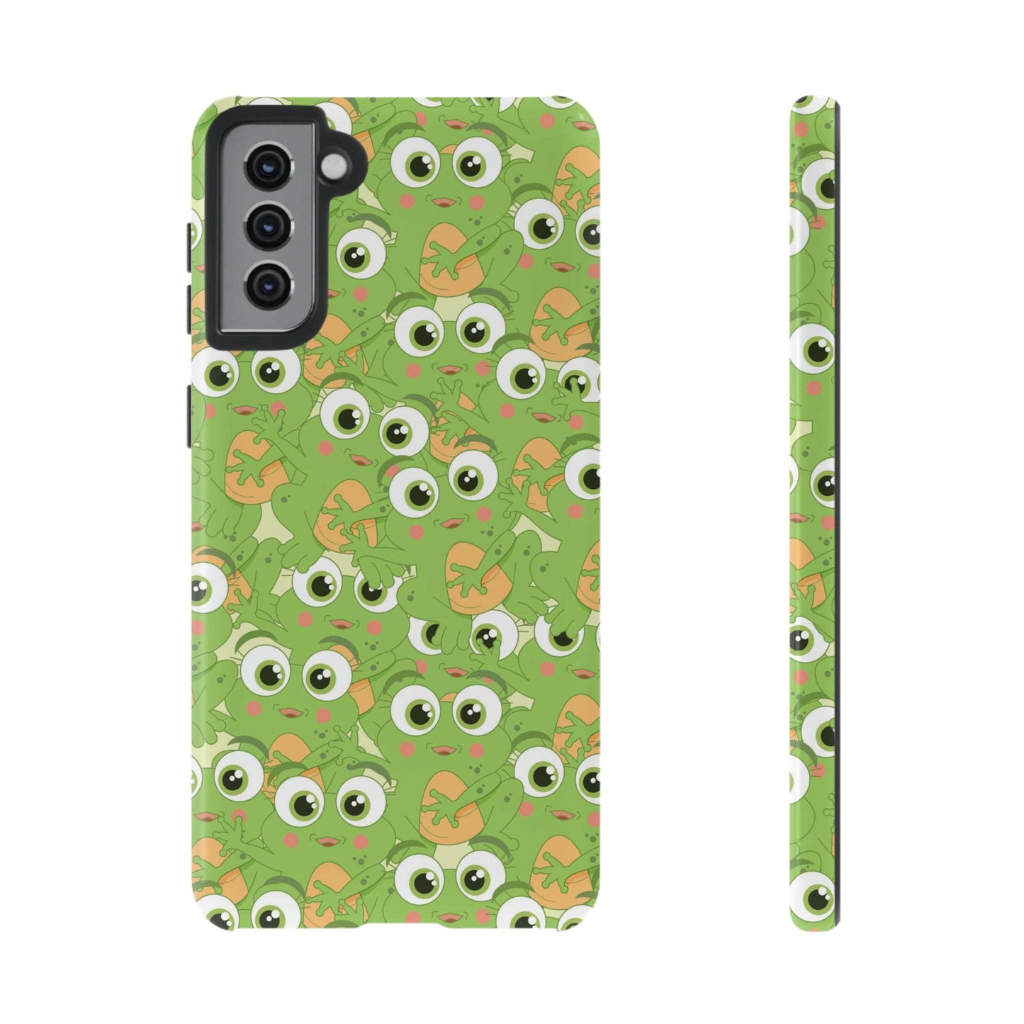 Frog Phone Case iPhone 12-15 Pro Max, Google Pixel 5-7 Pro, Samsung S20-23