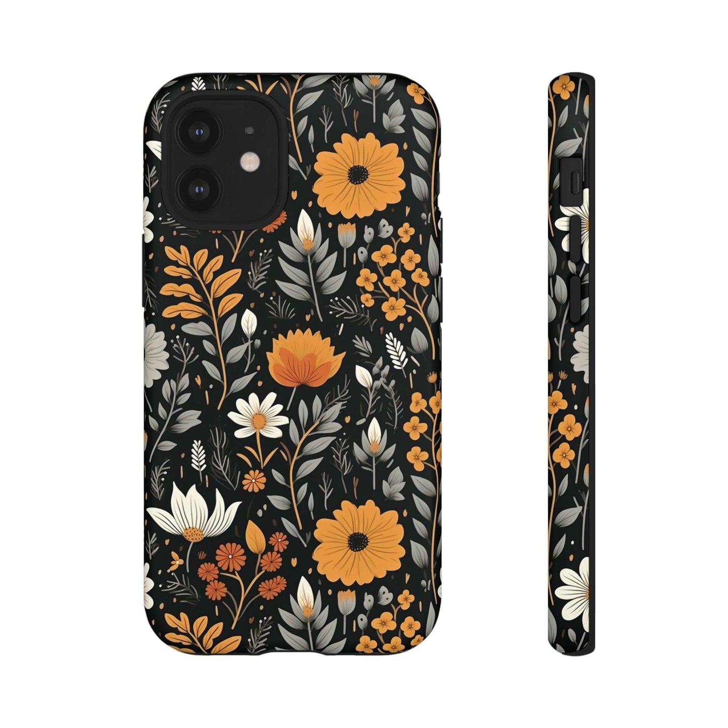 BOHO Flower Phone Case iPhone 12-15 Pro Max, Google Pixel 5-7 Pro, Samsung S20-23