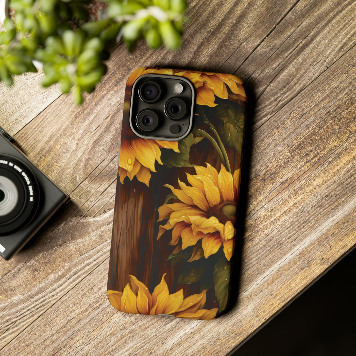 Sunflower Phone Case iPhone 12-15 Pro Max, Google Pixel 5-7 Pro, Samsung S20-23