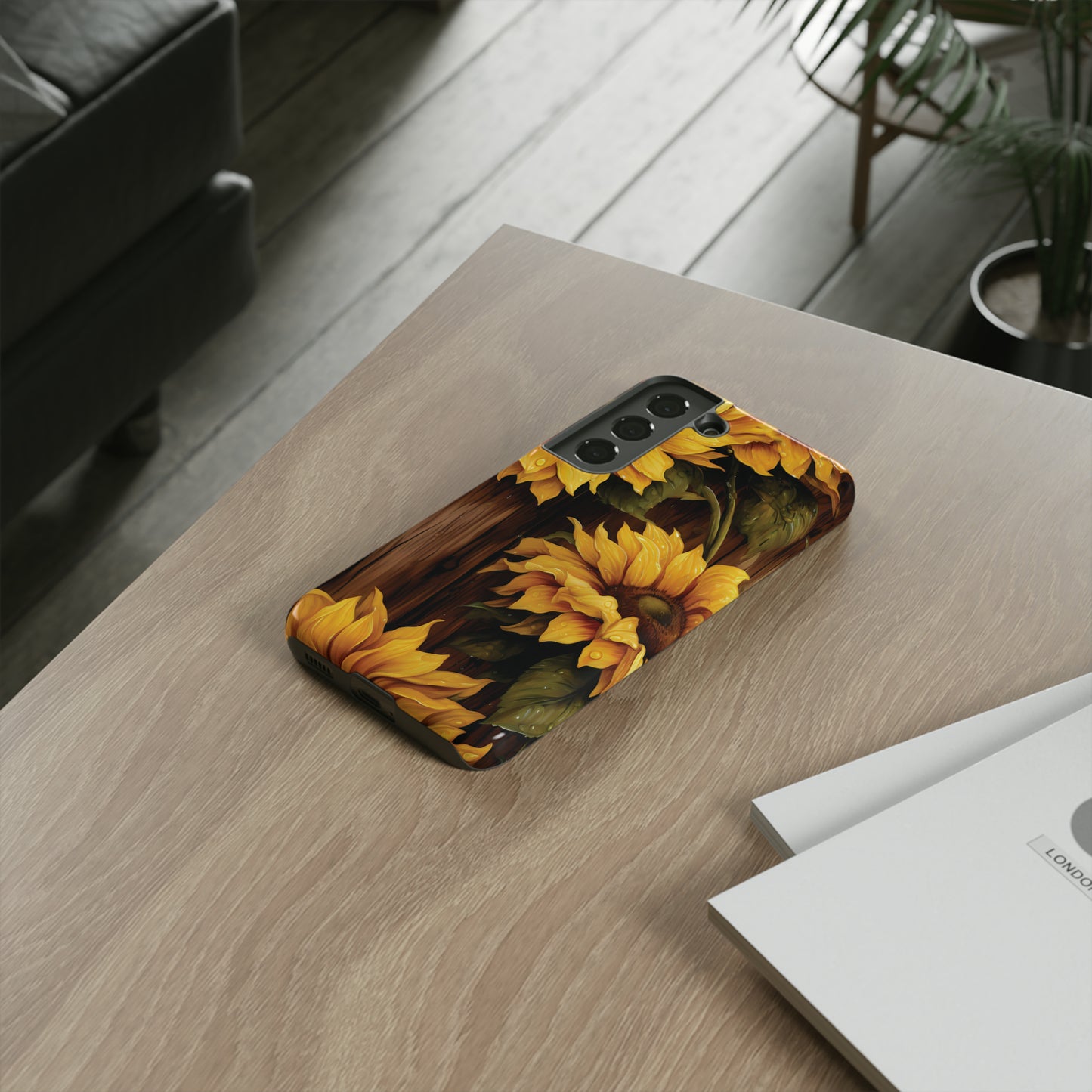 Sunflower Phone Case iPhone 12-15 Pro Max, Google Pixel 5-7 Pro, Samsung S20-23