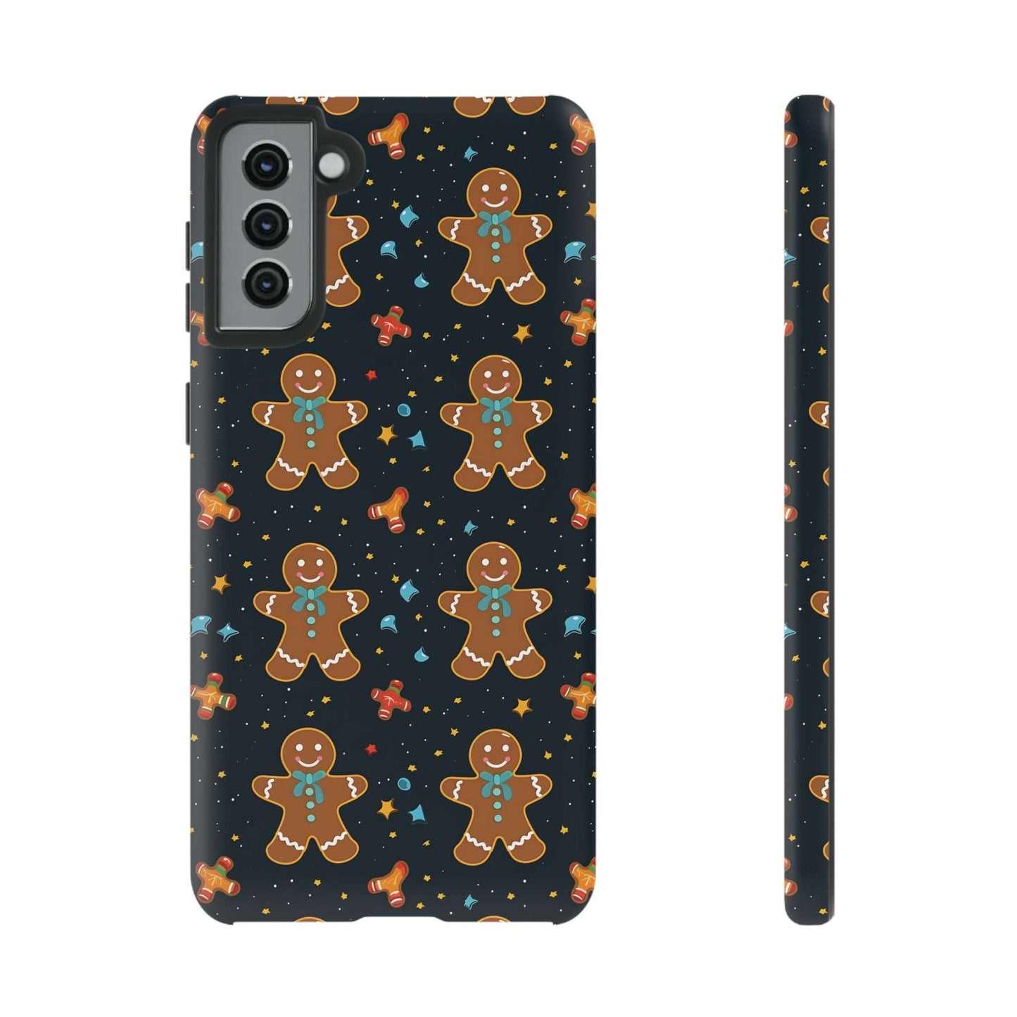 Christmas Gingerbread Man Phone Case iPhone 12-15 Pro Max, Google Pixel 5-7 Pro, Samsung S20-23