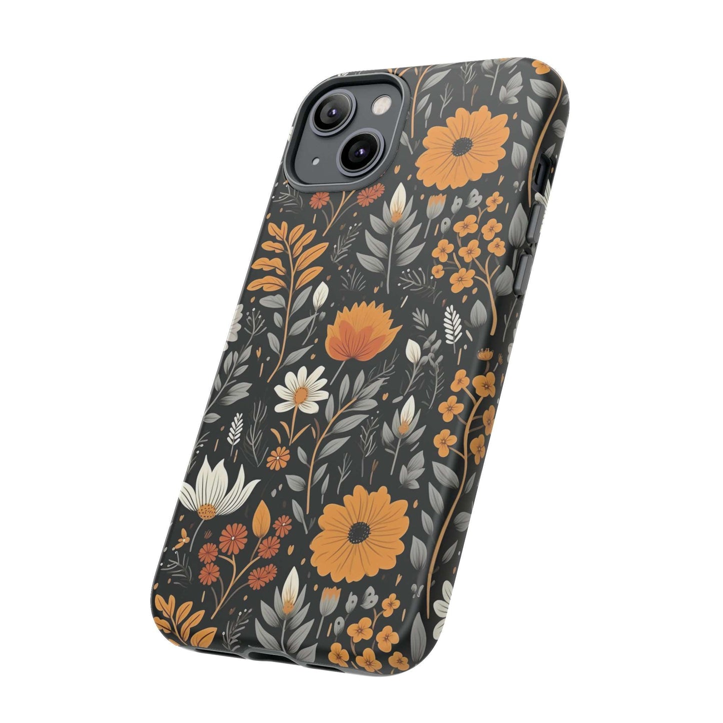 BOHO Flower Phone Case iPhone 12-15 Pro Max, Google Pixel 5-7 Pro, Samsung S20-23