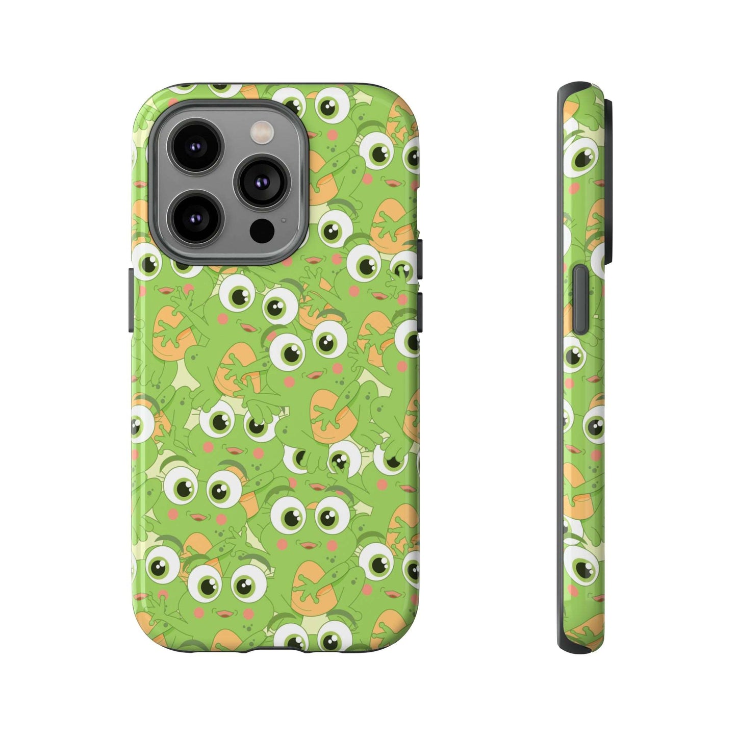 Frog Phone Case iPhone 12-15 Pro Max, Google Pixel 5-7 Pro, Samsung S20-23