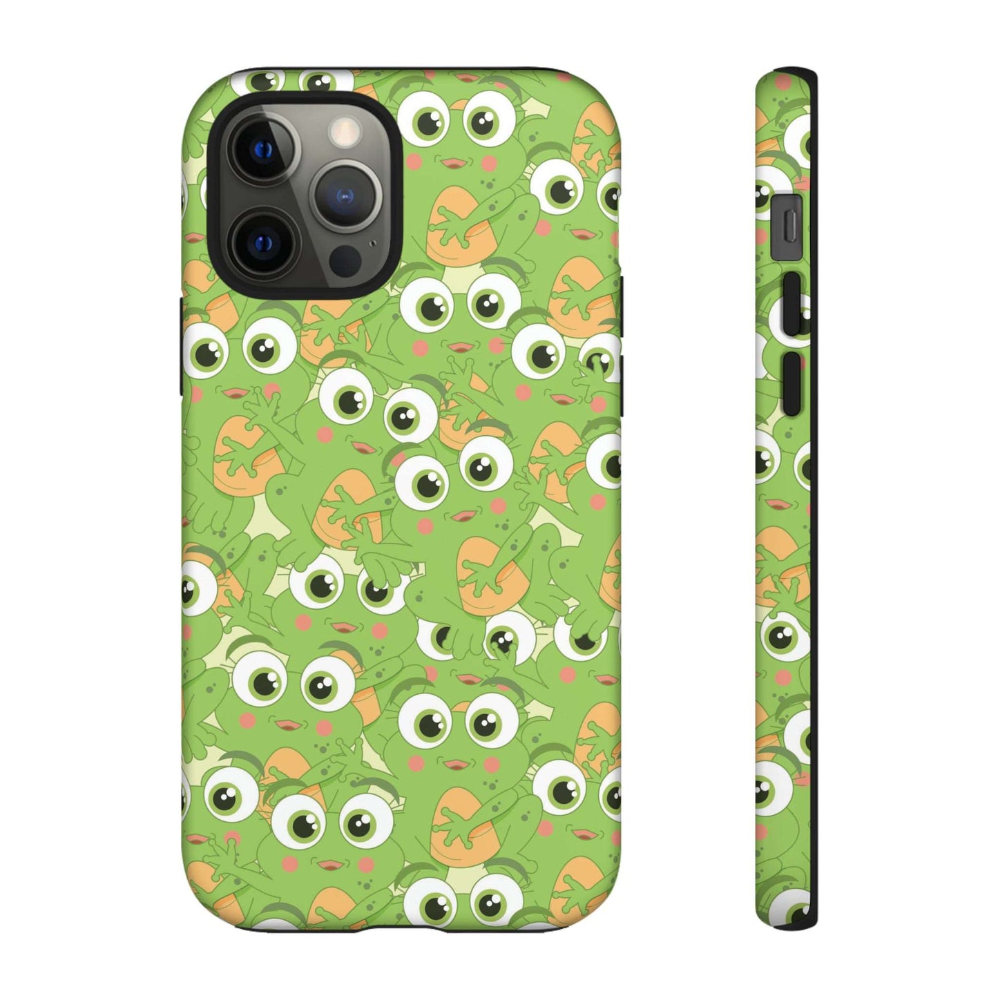 Frog Phone Case iPhone 12-15 Pro Max, Google Pixel 5-7 Pro, Samsung S20-23