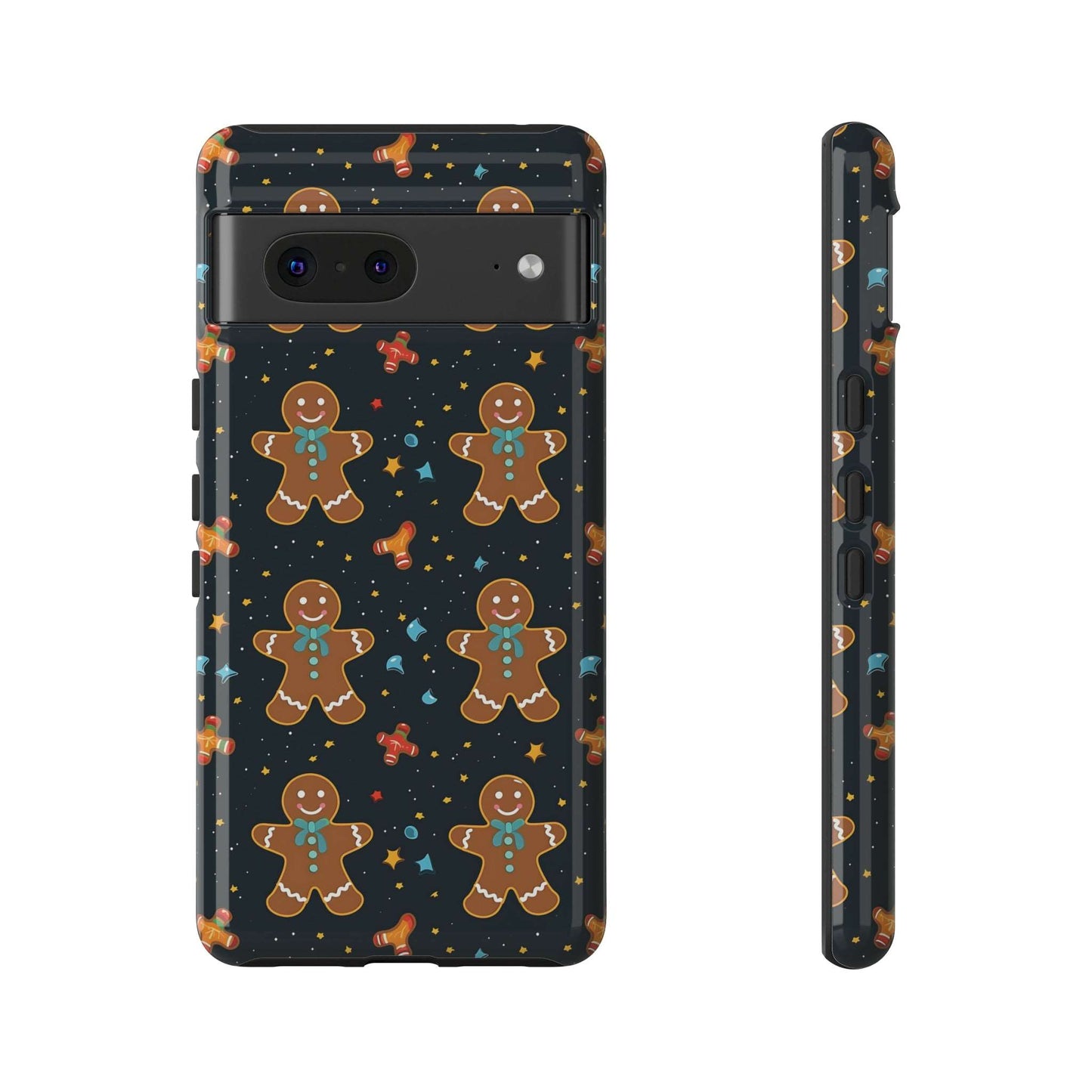 Christmas Gingerbread Man Phone Case iPhone 12-15 Pro Max, Google Pixel 5-7 Pro, Samsung S20-23