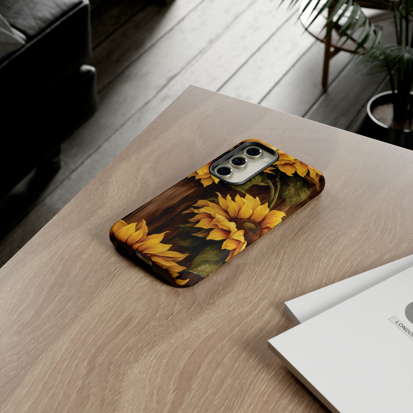 Sunflower Phone Case iPhone 12-15 Pro Max, Google Pixel 5-7 Pro, Samsung S20-23