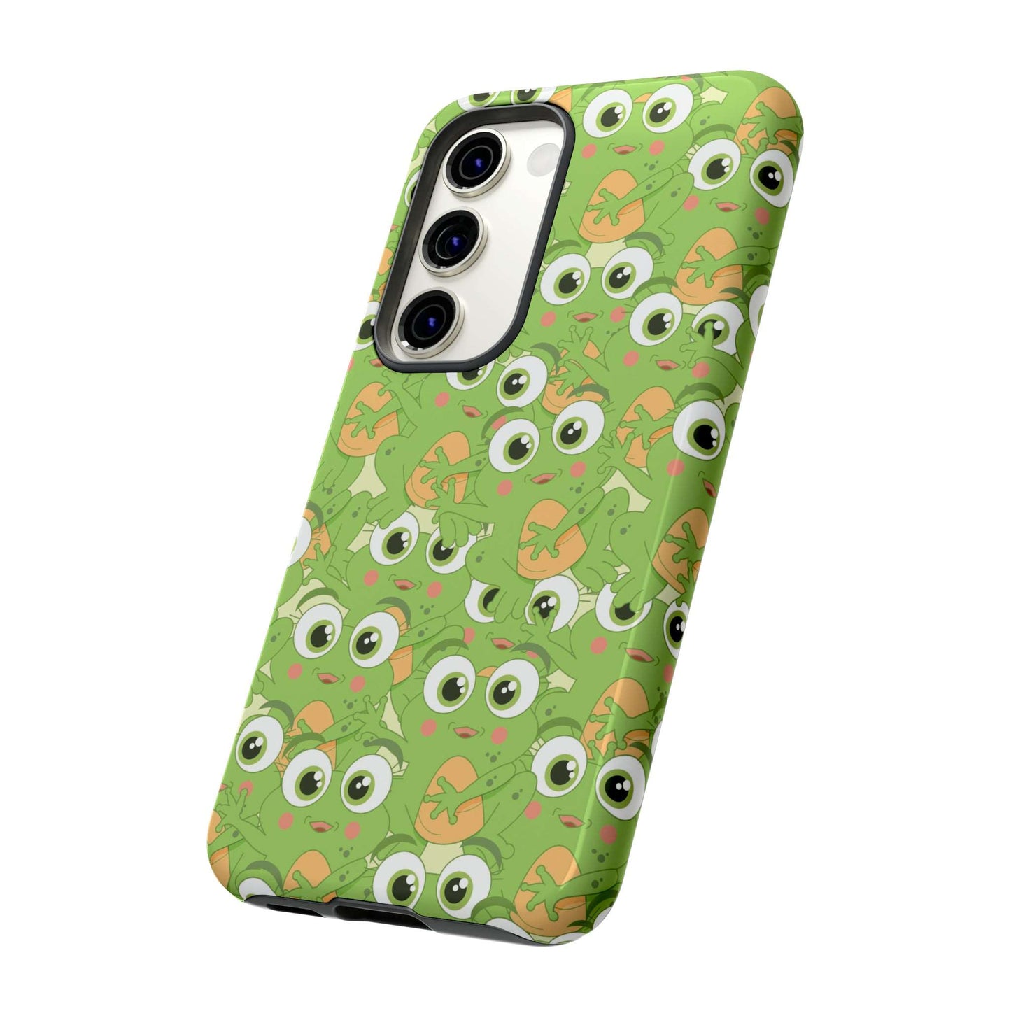 Frog Phone Case iPhone 12-15 Pro Max, Google Pixel 5-7 Pro, Samsung S20-23