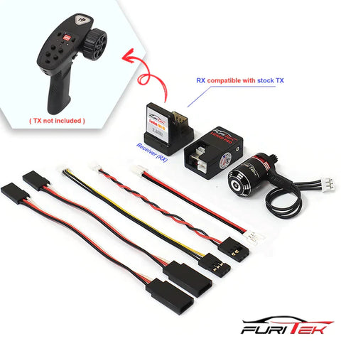 FURITEK STINGER BRUSHLESS POWER SYSTEM WITH RECEIVER FOR HOBBY PLUS CR18P EVO