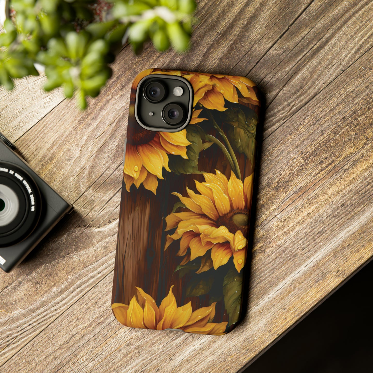 Sunflower Phone Case iPhone 12-15 Pro Max, Google Pixel 5-7 Pro, Samsung S20-23