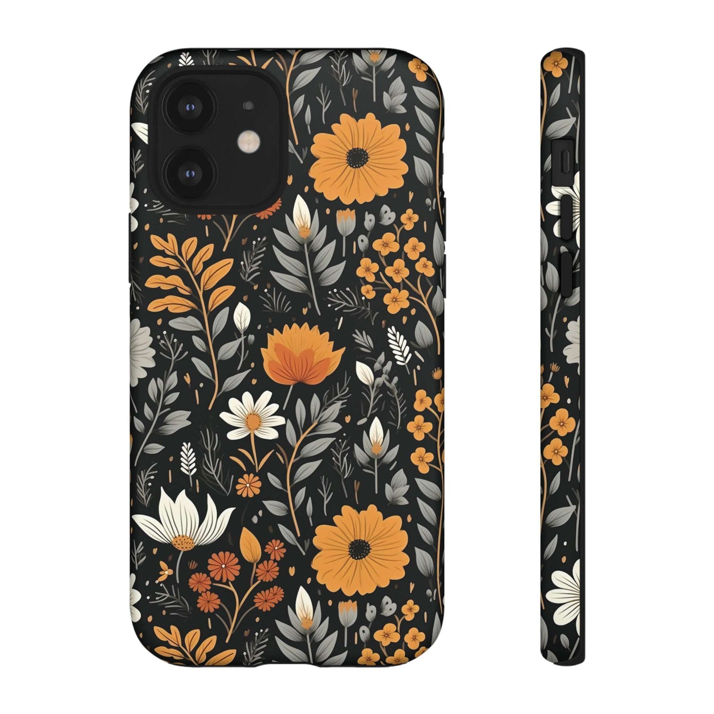 BOHO Flower Phone Case iPhone 12-15 Pro Max, Google Pixel 5-7 Pro, Samsung S20-23