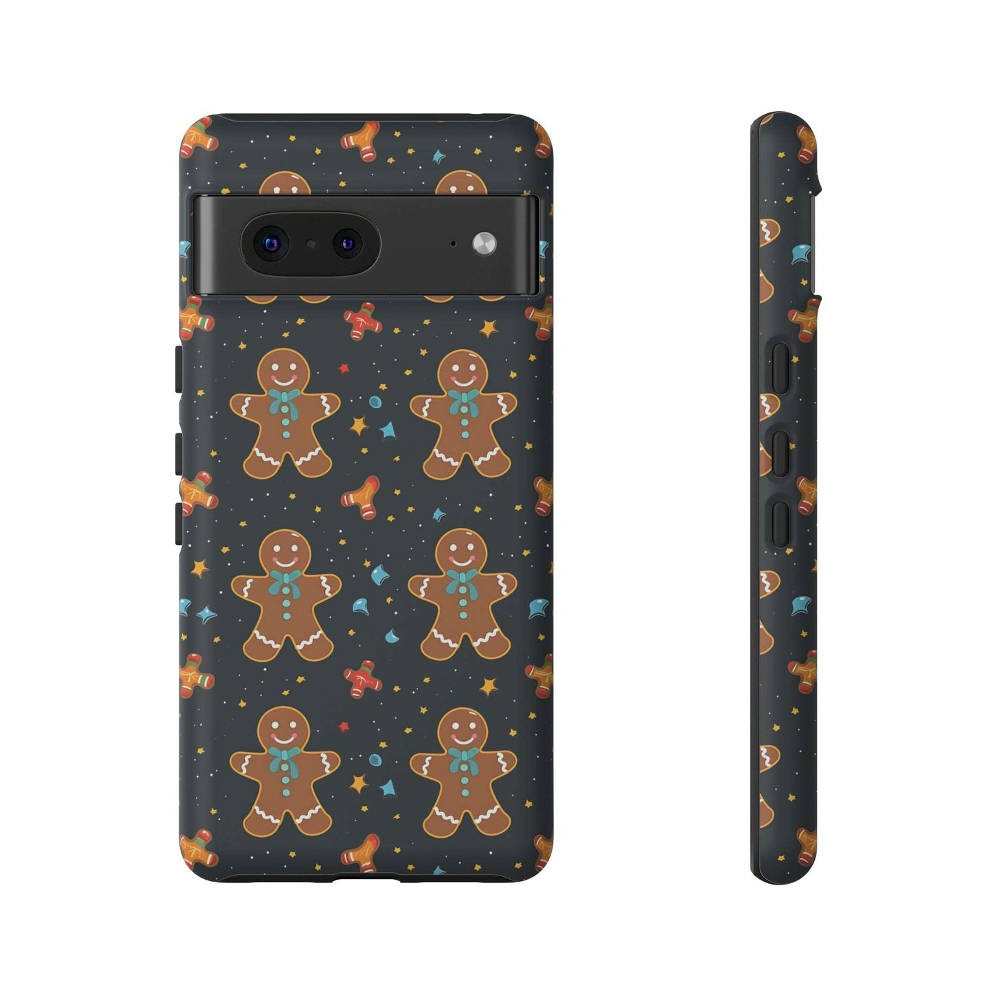 Christmas Gingerbread Man Phone Case iPhone 12-15 Pro Max, Google Pixel 5-7 Pro, Samsung S20-23