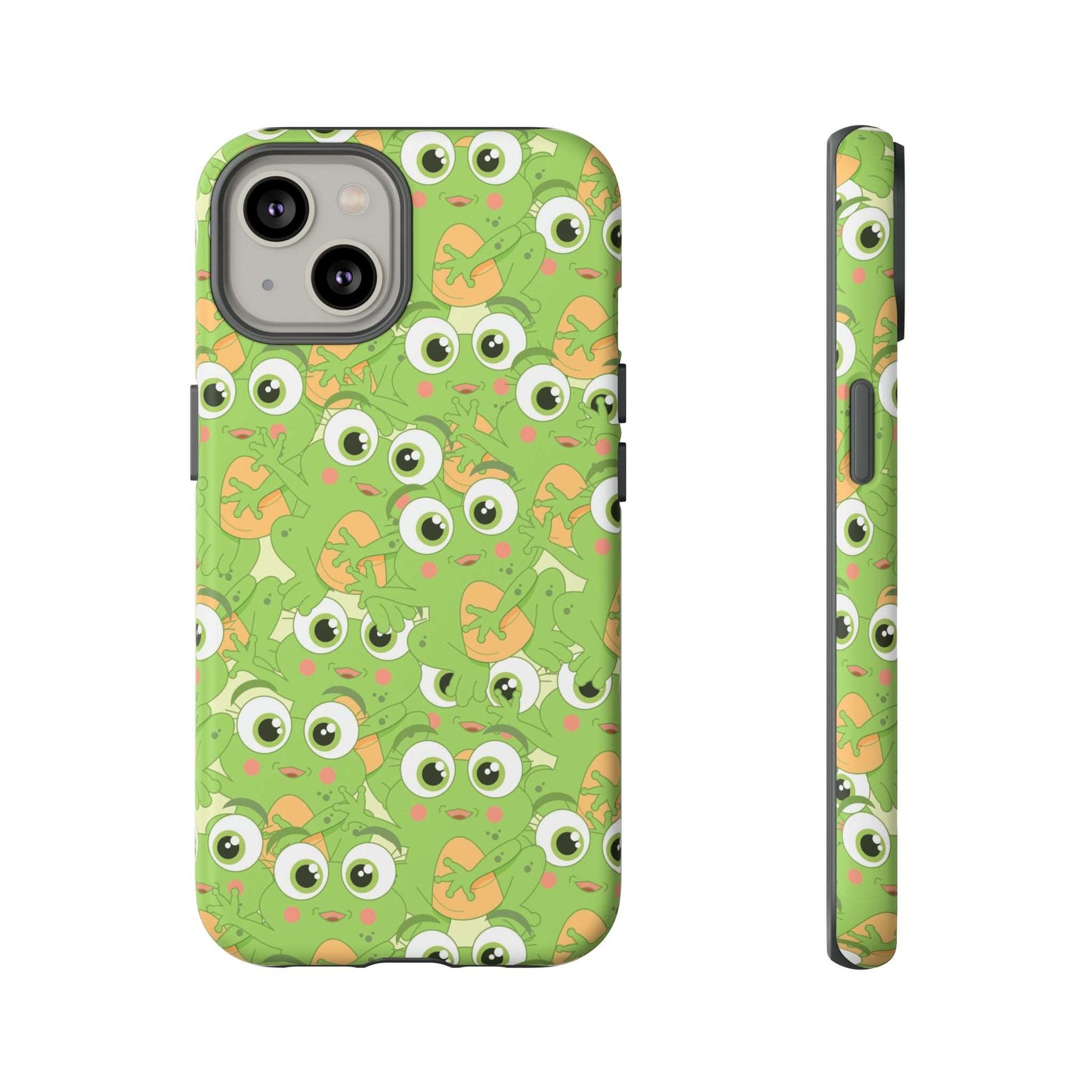 Frog Phone Case iPhone 12-15 Pro Max, Google Pixel 5-7 Pro, Samsung S20-23