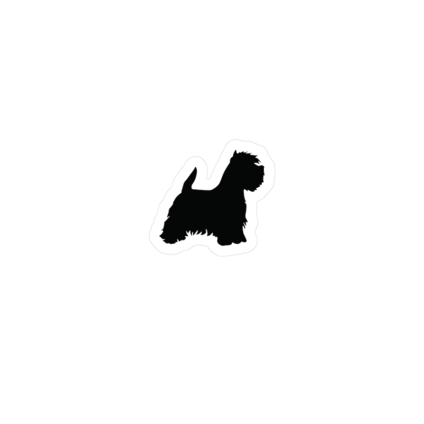 West Highland Terrier Dog Breed Westie Vinyl Sticker Decal Sticker Dog Mom Gift