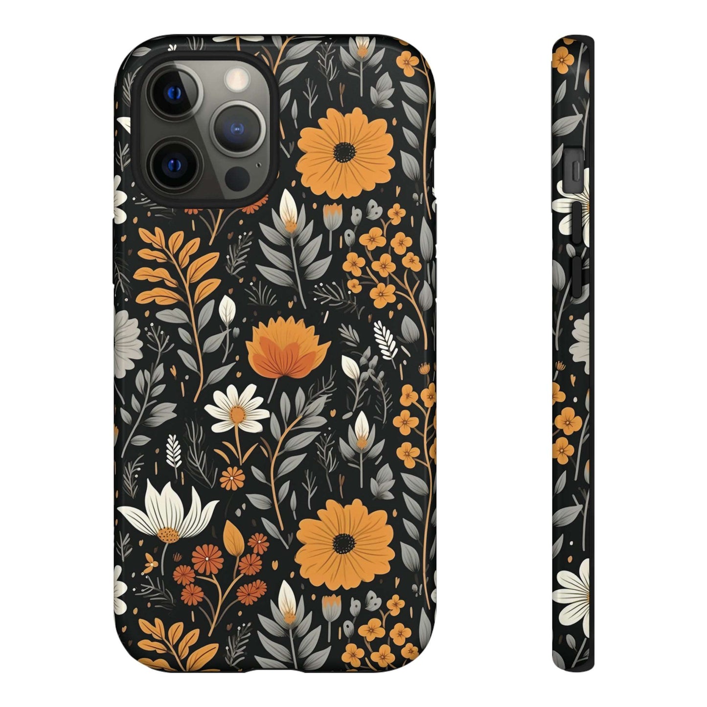 BOHO Flower Phone Case iPhone 12-15 Pro Max, Google Pixel 5-7 Pro, Samsung S20-23