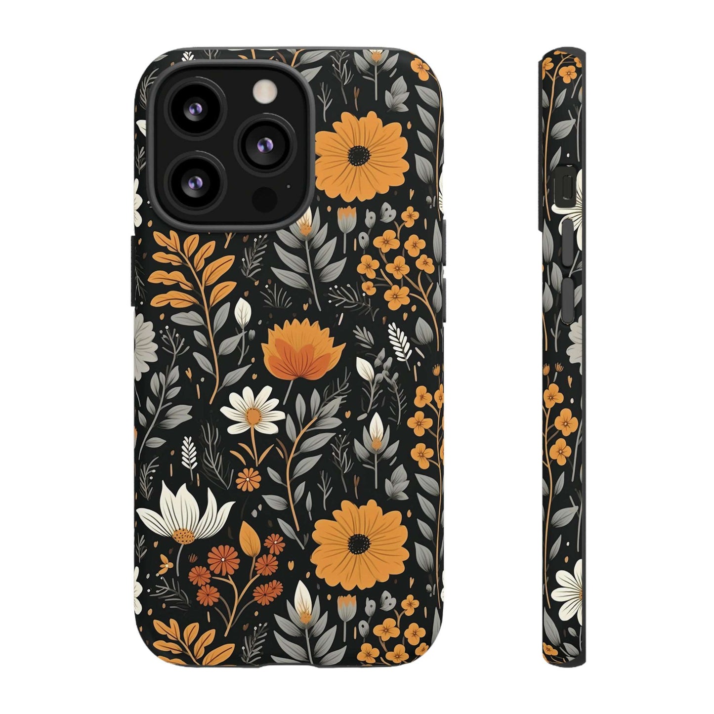 BOHO Flower Phone Case iPhone 12-15 Pro Max, Google Pixel 5-7 Pro, Samsung S20-23