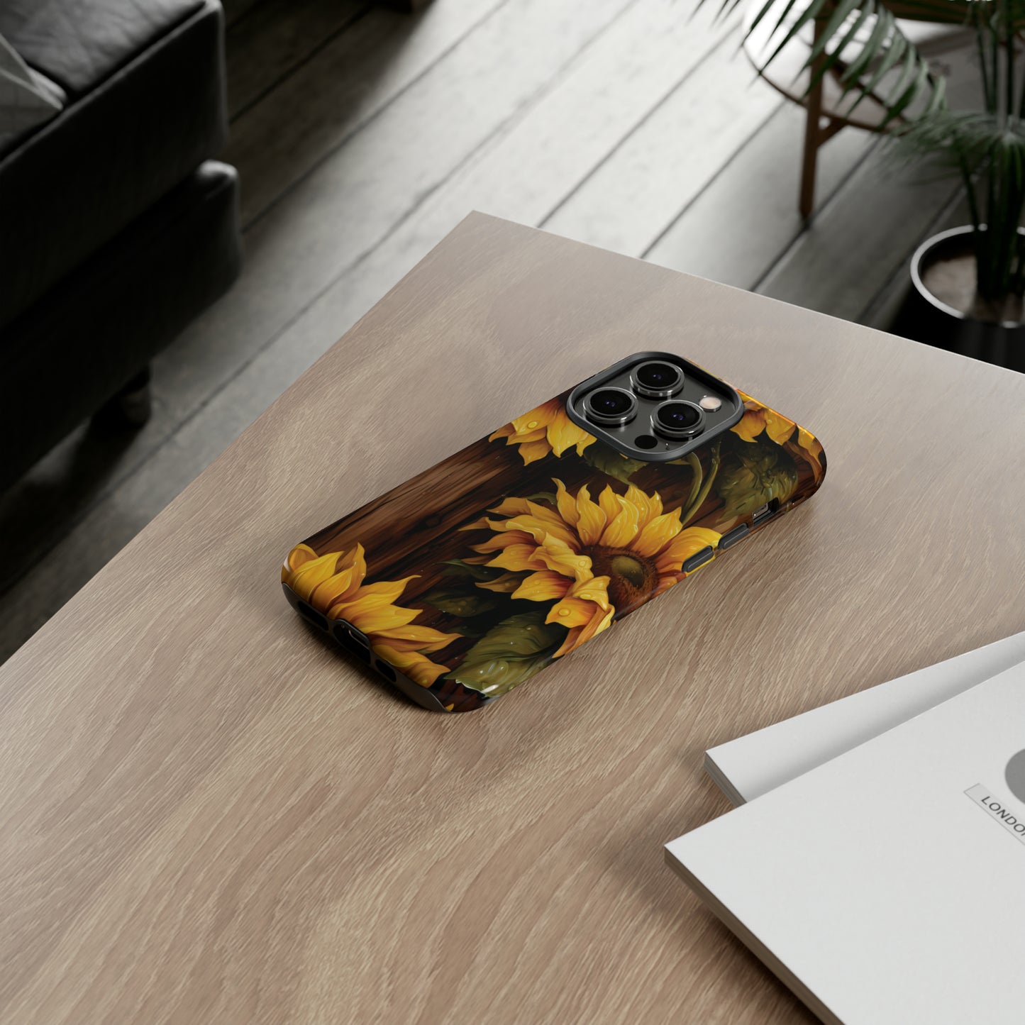 Sunflower Phone Case iPhone 12-15 Pro Max, Google Pixel 5-7 Pro, Samsung S20-23