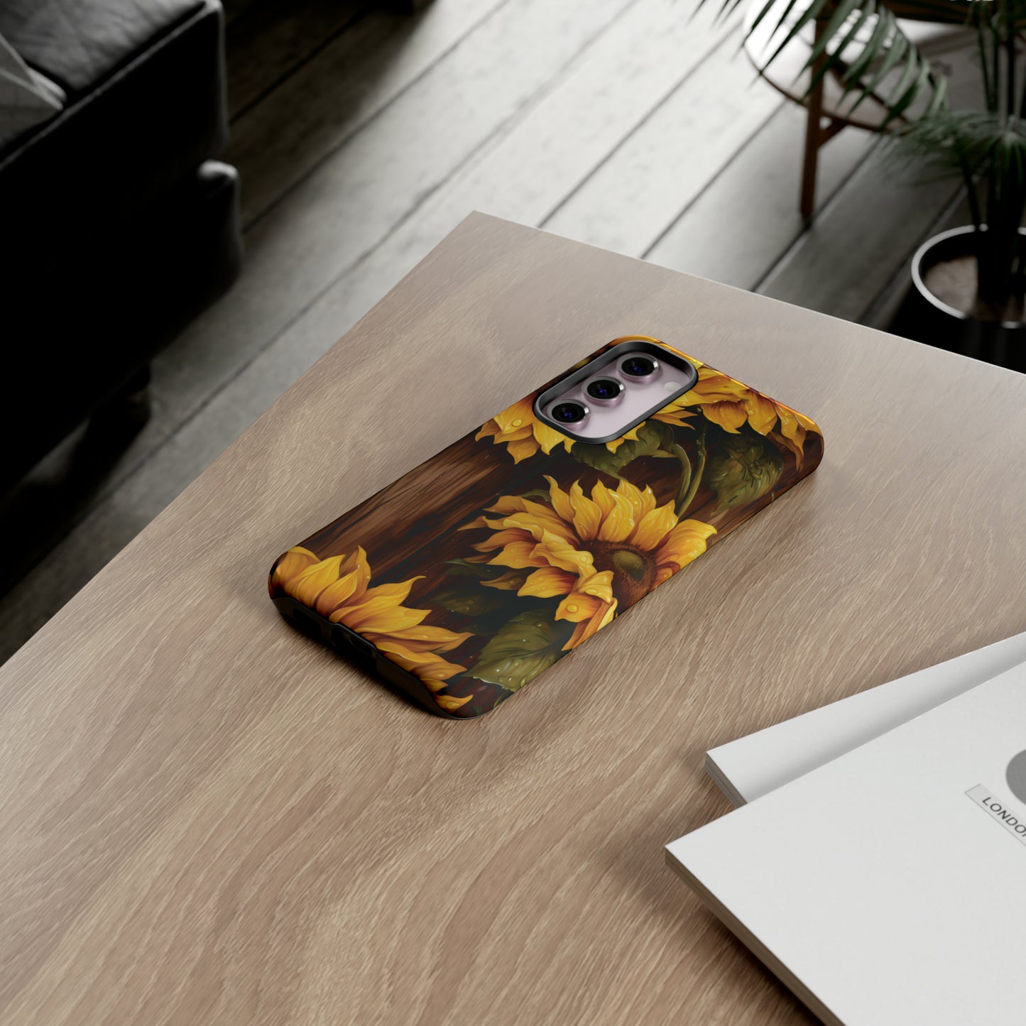 Sunflower Phone Case iPhone 12-15 Pro Max, Google Pixel 5-7 Pro, Samsung S20-23