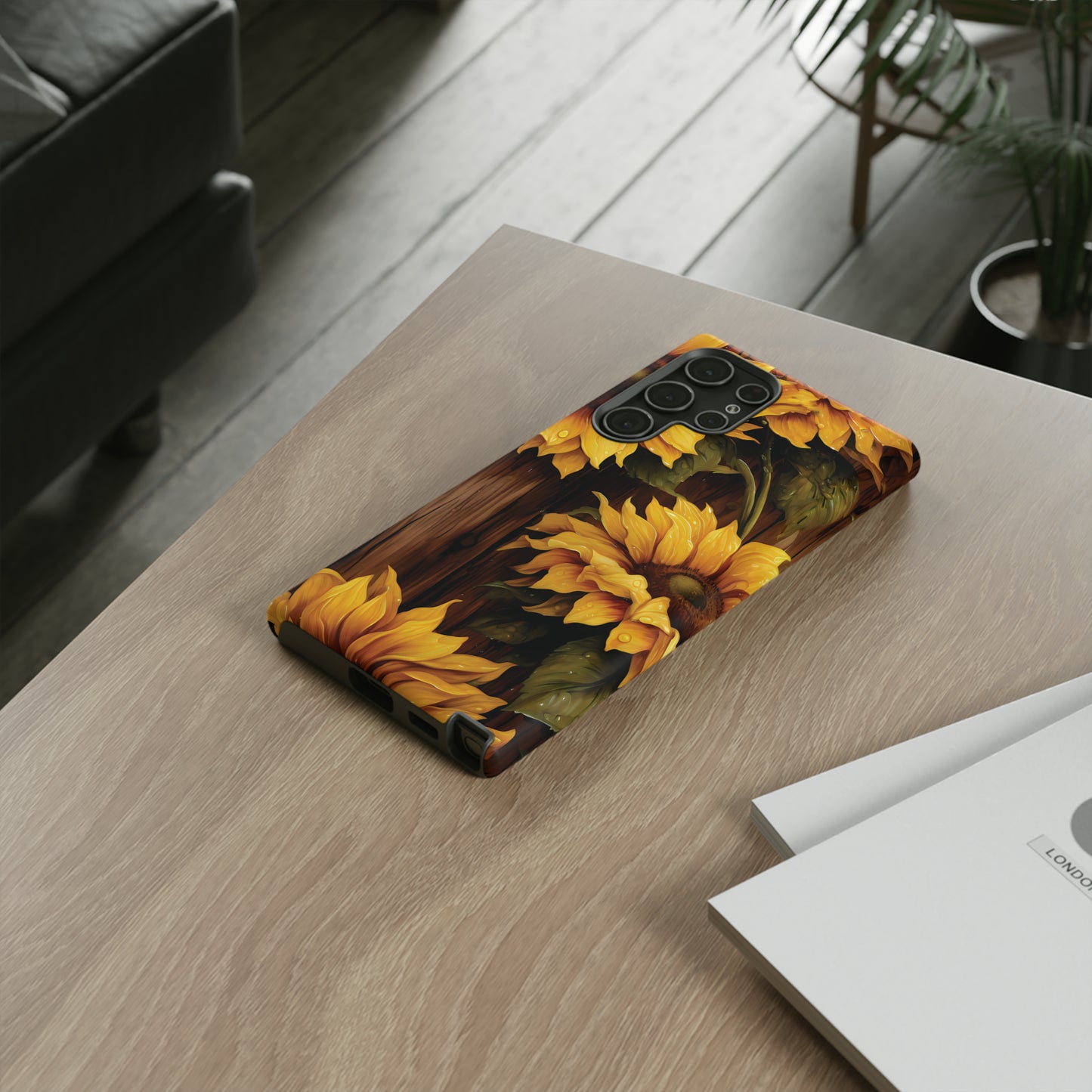 Sunflower Phone Case iPhone 12-15 Pro Max, Google Pixel 5-7 Pro, Samsung S20-23