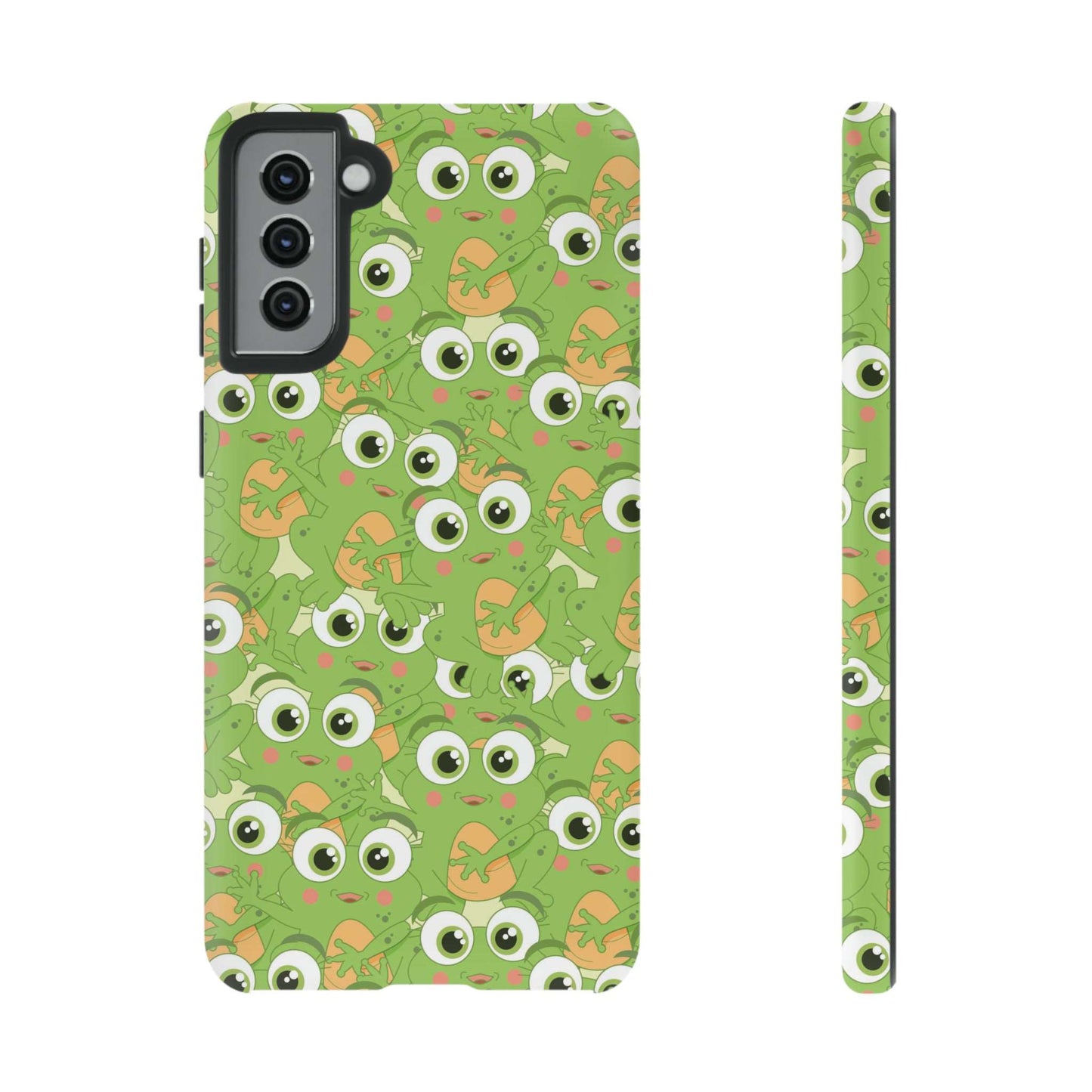 Frog Phone Case iPhone 12-15 Pro Max, Google Pixel 5-7 Pro, Samsung S20-23