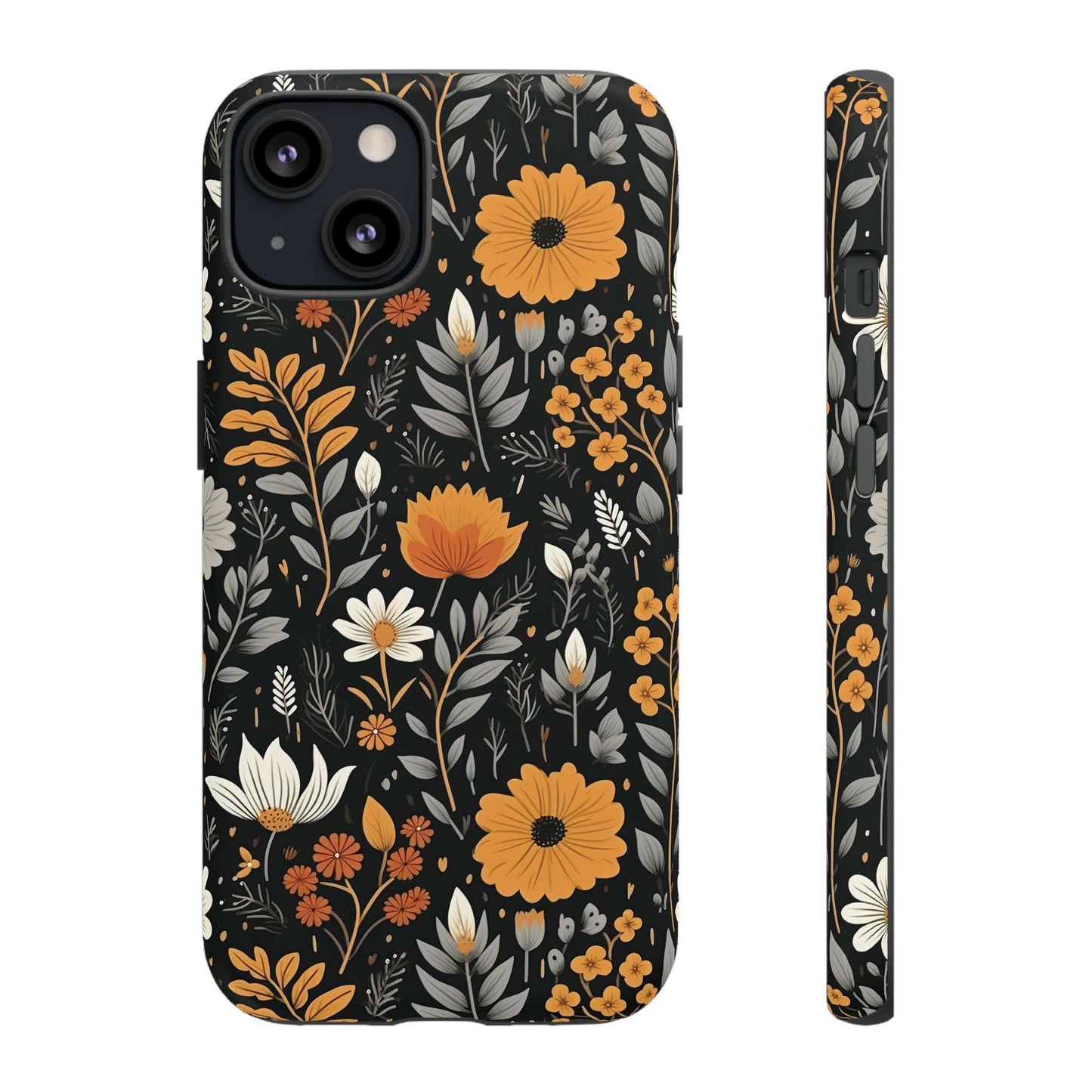 BOHO Flower Phone Case iPhone 12-15 Pro Max, Google Pixel 5-7 Pro, Samsung S20-23