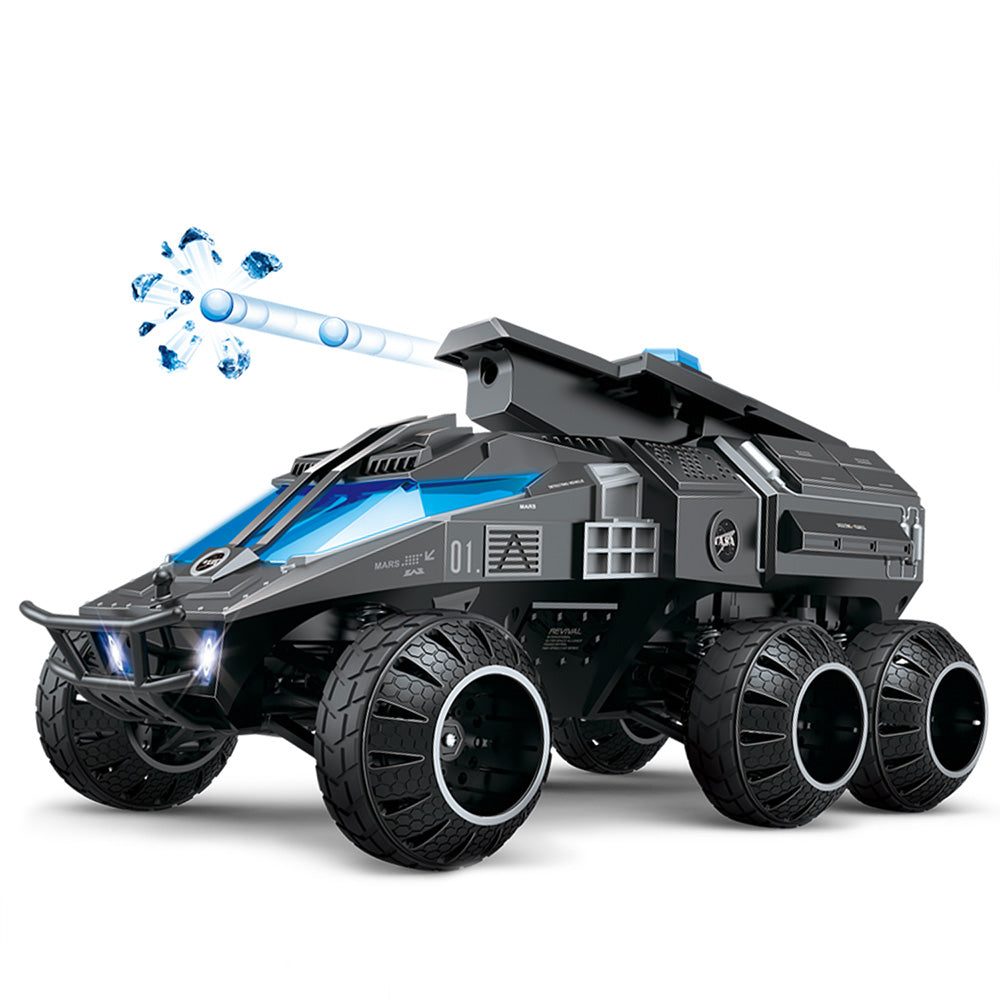 RACENT RC Crawler 1:12 Sale 6X6 2.4GHZ 15kmh Off Road All Terrain Monster Trucks with Colorful Led Lights (Grey) 2 pcs Batteries