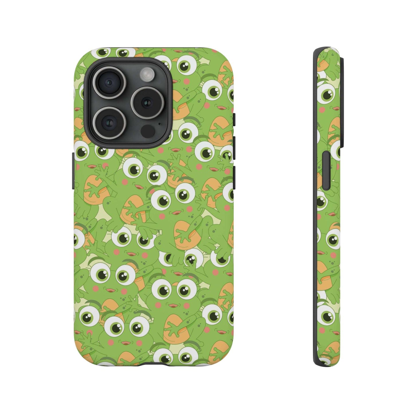 Frog Phone Case iPhone 12-15 Pro Max, Google Pixel 5-7 Pro, Samsung S20-23