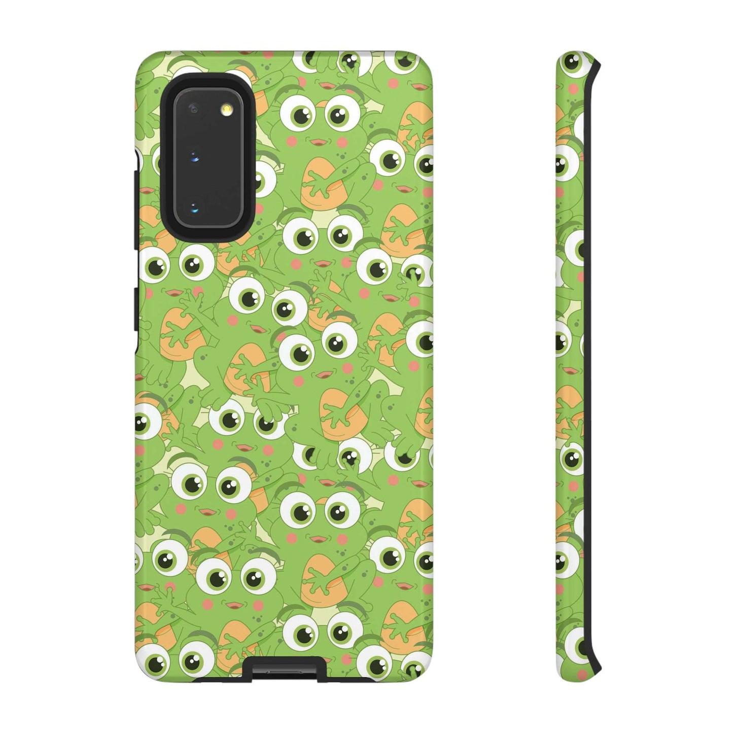 Frog Phone Case iPhone 12-15 Pro Max, Google Pixel 5-7 Pro, Samsung S20-23