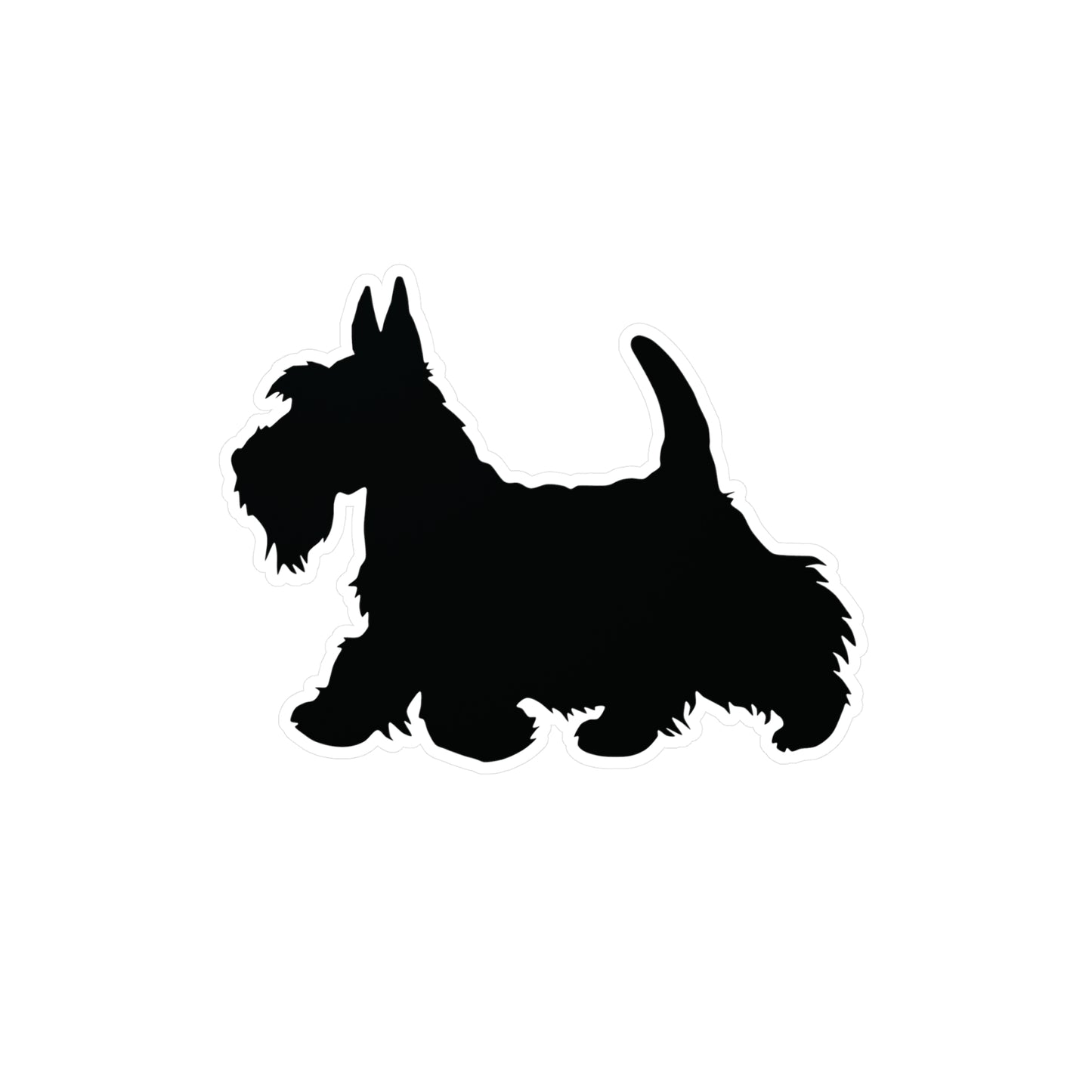 Scottish Terrier Scottie Vinyl Car Sticker Decal Sticker Dog Mom Christmas Gift