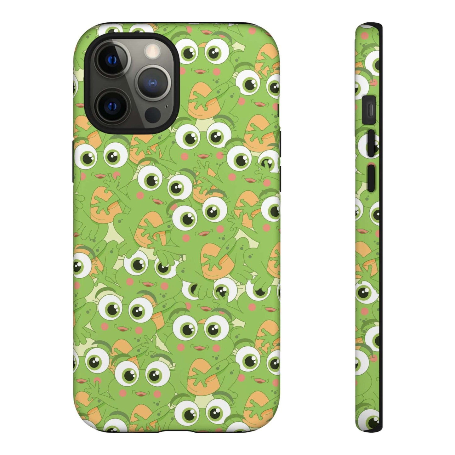 Frog Phone Case iPhone 12-15 Pro Max, Google Pixel 5-7 Pro, Samsung S20-23