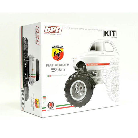 8911 Fiat ABARTH 595 KIT w/clear body -QS2