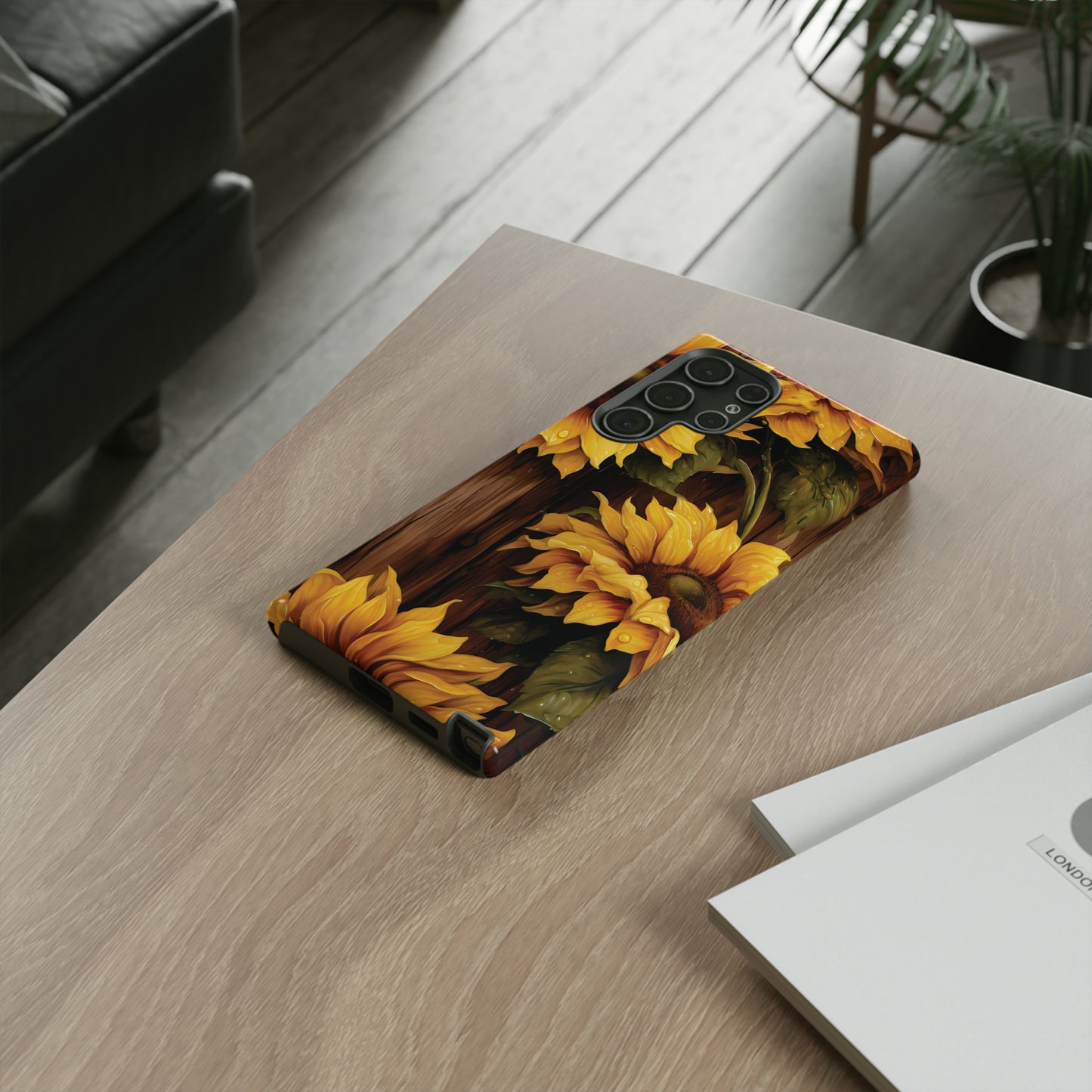 Sunflower Phone Case iPhone 12-15 Pro Max, Google Pixel 5-7 Pro, Samsung S20-23