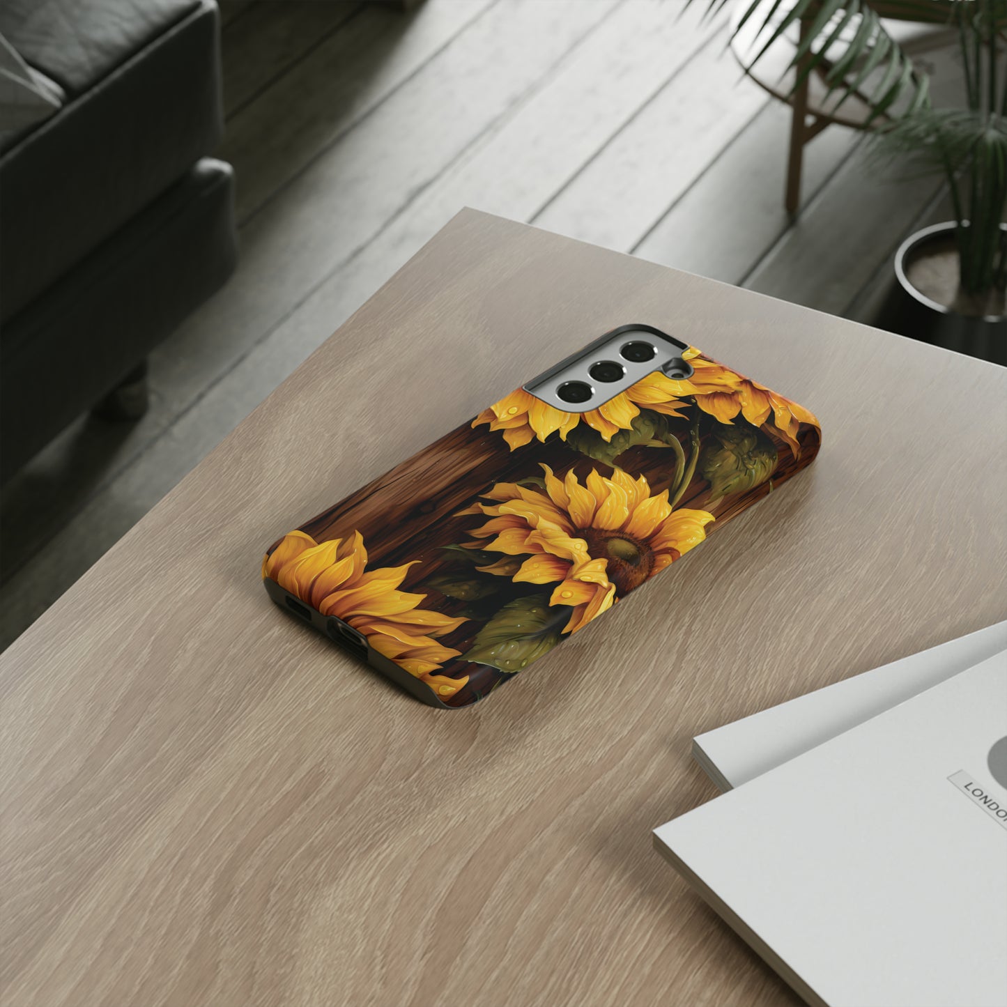 Sunflower Phone Case iPhone 12-15 Pro Max, Google Pixel 5-7 Pro, Samsung S20-23