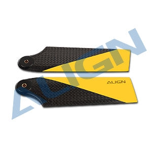 Align 95mm Carbon Fiber Tail Blade - Yellow