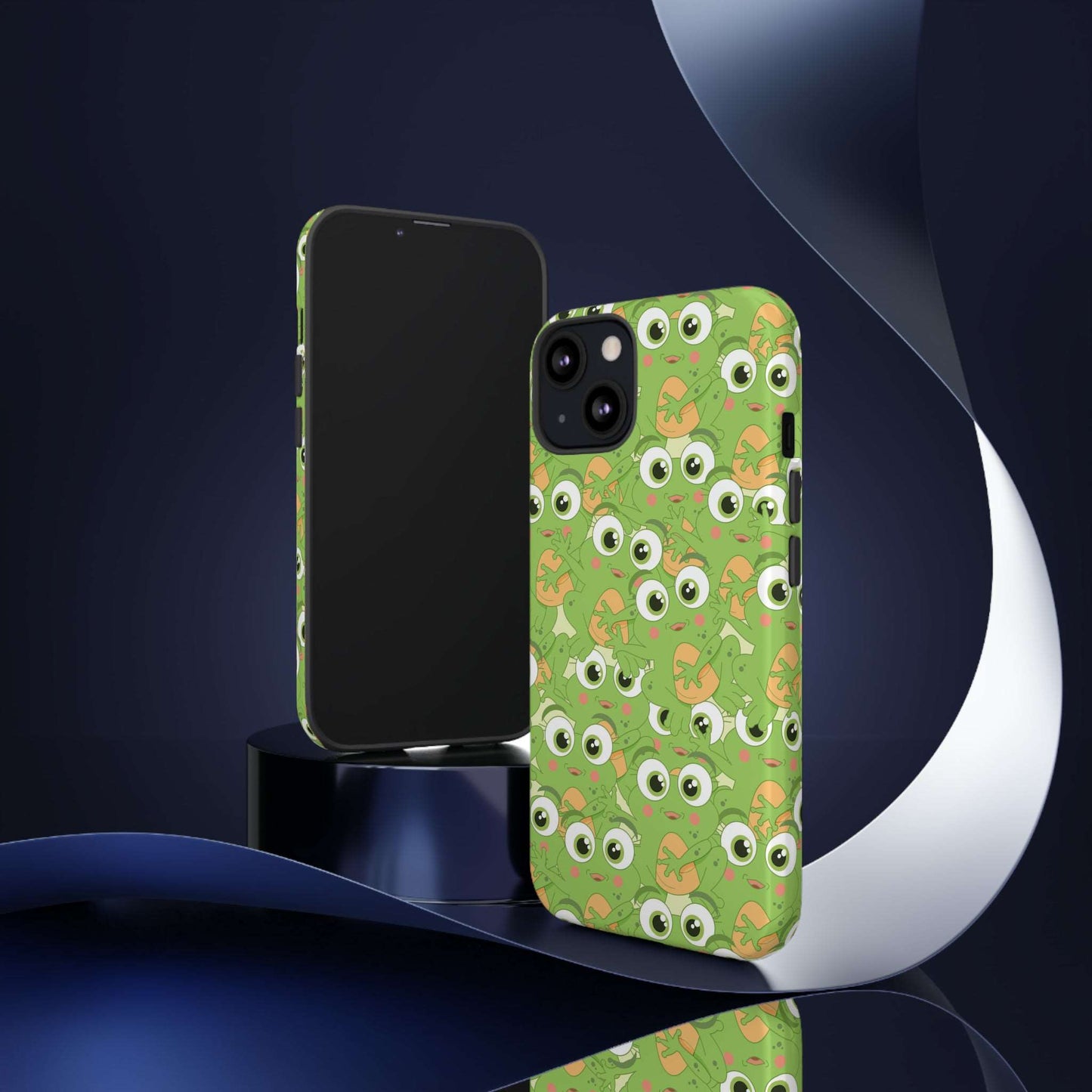 Frog Phone Case iPhone 12-15 Pro Max, Google Pixel 5-7 Pro, Samsung S20-23