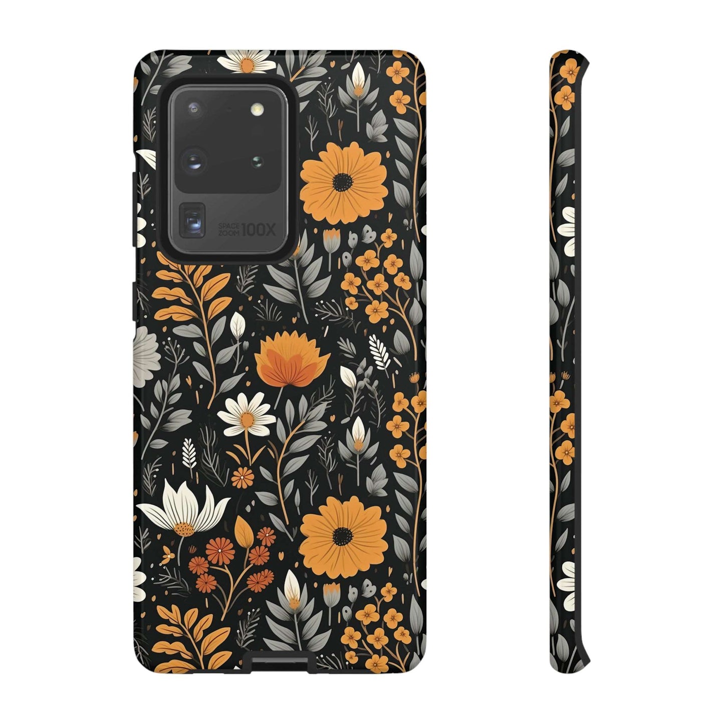 BOHO Flower Phone Case iPhone 12-15 Pro Max, Google Pixel 5-7 Pro, Samsung S20-23