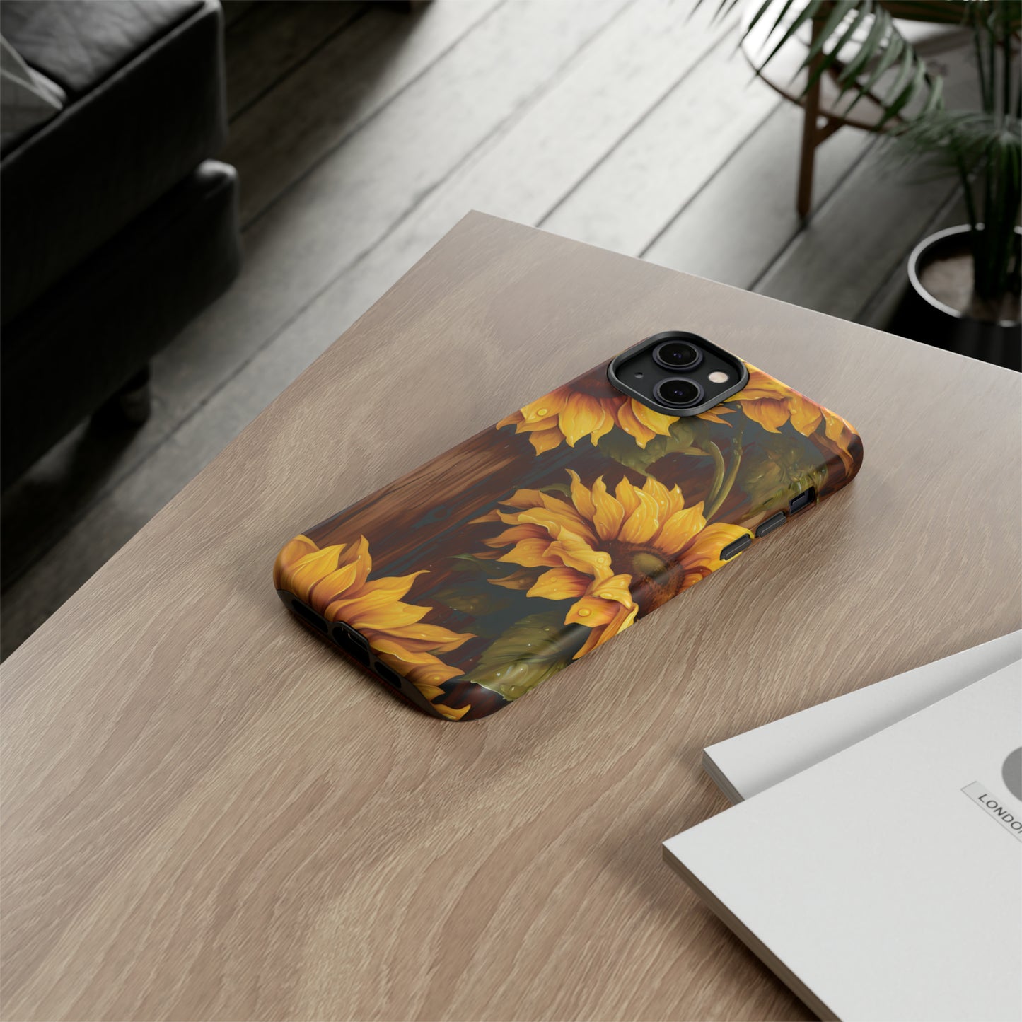 Sunflower Phone Case iPhone 12-15 Pro Max, Google Pixel 5-7 Pro, Samsung S20-23