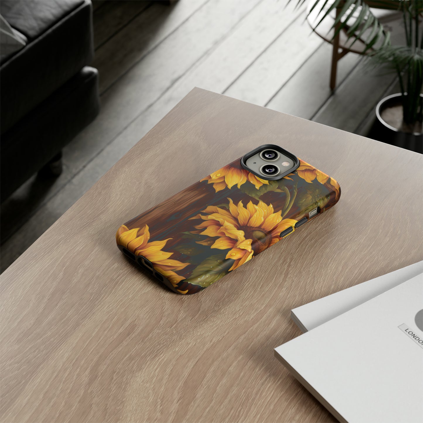 Sunflower Phone Case iPhone 12-15 Pro Max, Google Pixel 5-7 Pro, Samsung S20-23