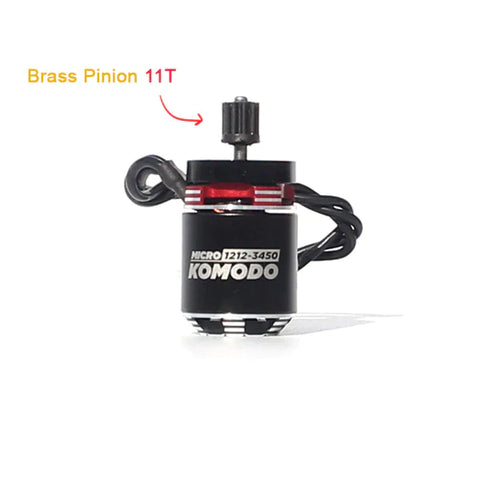 FURITEK MICRO KOMODO BRUSHLESS MOTOR WITH 11T BRASS PINION FOR TRX-4M