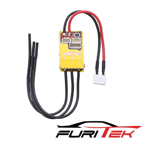 FURITEK Cyclos 2S Lipo 20A/40A Brushless Sensored Esc For Drift/Race (With Aluminum Gold Case)