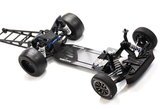 Traxxas TX DRAG SLASH CHASSIS, carbon fiber conversion for the 2wd Drag Slash