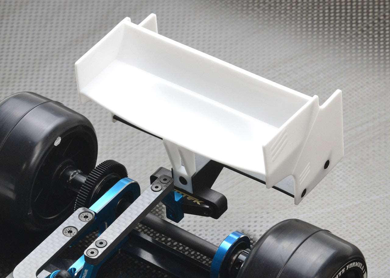 F1 REAR WING EXTRA LIGHT, 1/10 size for most 190mm style f1 chassis