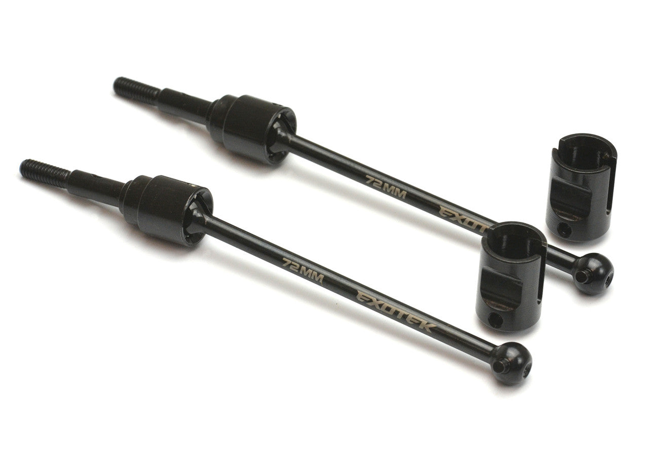 SLASH 4X4 HD STEEL FRONT CVD AXLE SET, for the 4wd SLASH front