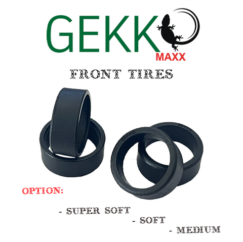 Gekko Maxx Low Profile Front Tires F8.5 (4pcs) - Soft