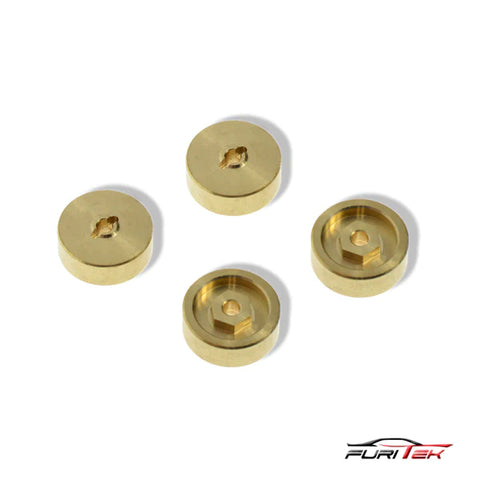 FURITEK BRASS WHEEL HEX 4PCS FOR FURITEK FX118