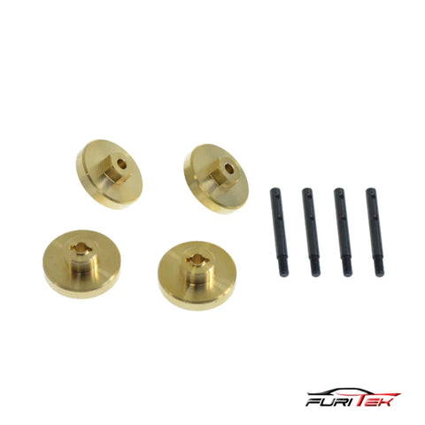 FURITEK EXTENDED AXLE SHAFT 10MM WITH BRASS HEX FOR FURITEK FX118