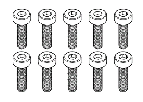 Goosky RS4 Screw Set M3x8mm