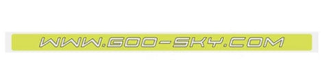 Goosky RS4 Tail Boom Sticker - Yellow