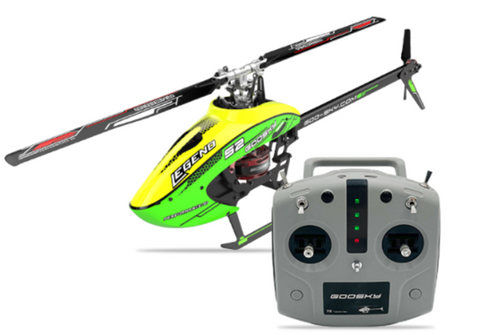 Goosky Legend S2 Helicopter (RTF) - Green/Yellow (MODE 2)