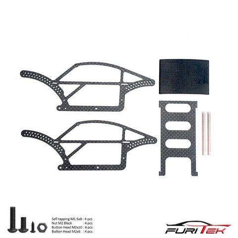 FURITEK BETTLE CARBON FIBER COMP CHASSIS FOR TRX-4M