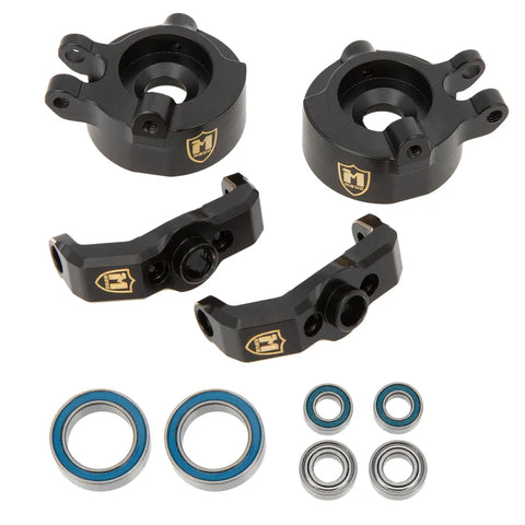 Meus Racing Brass C-hub Caster Block Steering Knuckles Counterweight 52g/set for 1/18 TRX4M